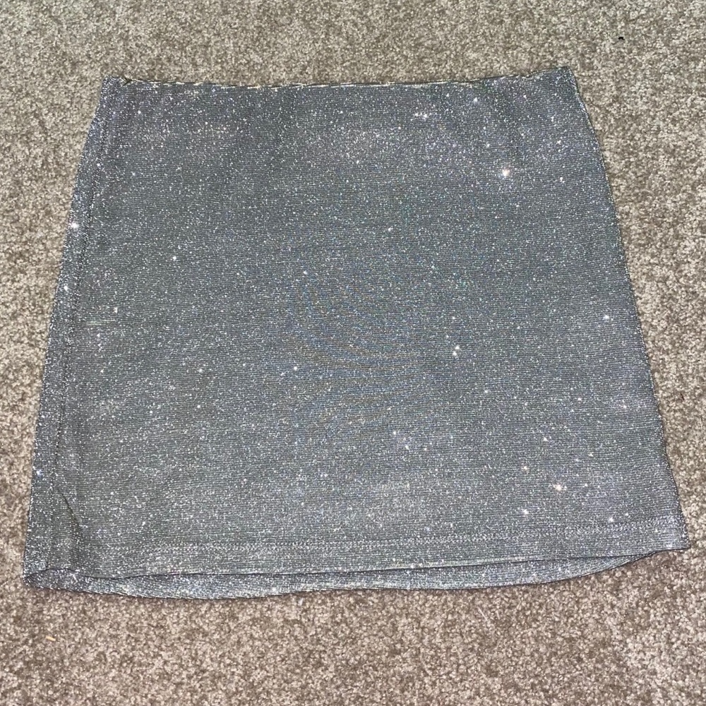Sparkly Silver Skirt